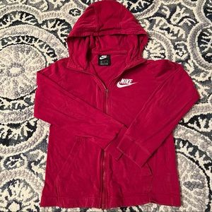 Boys vintage style Nike “zip-up” thin jacket.